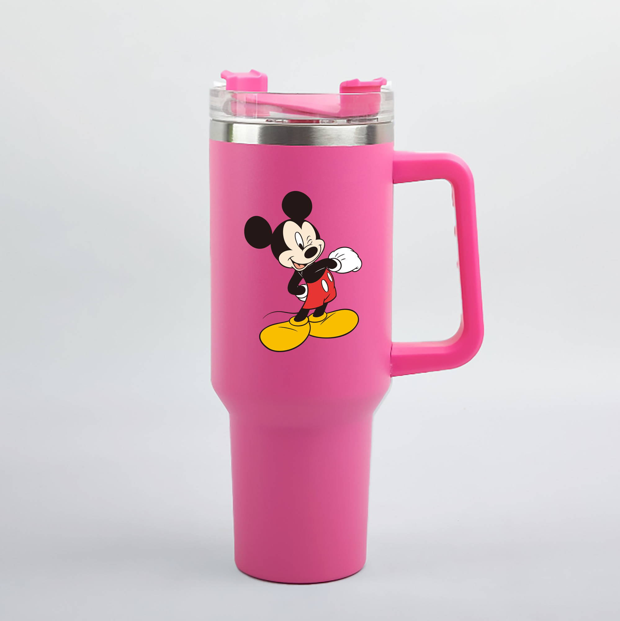 （画像用） ミッキーマウス Mickey Mouse 1200mL車用タンブラー（カラープリント）